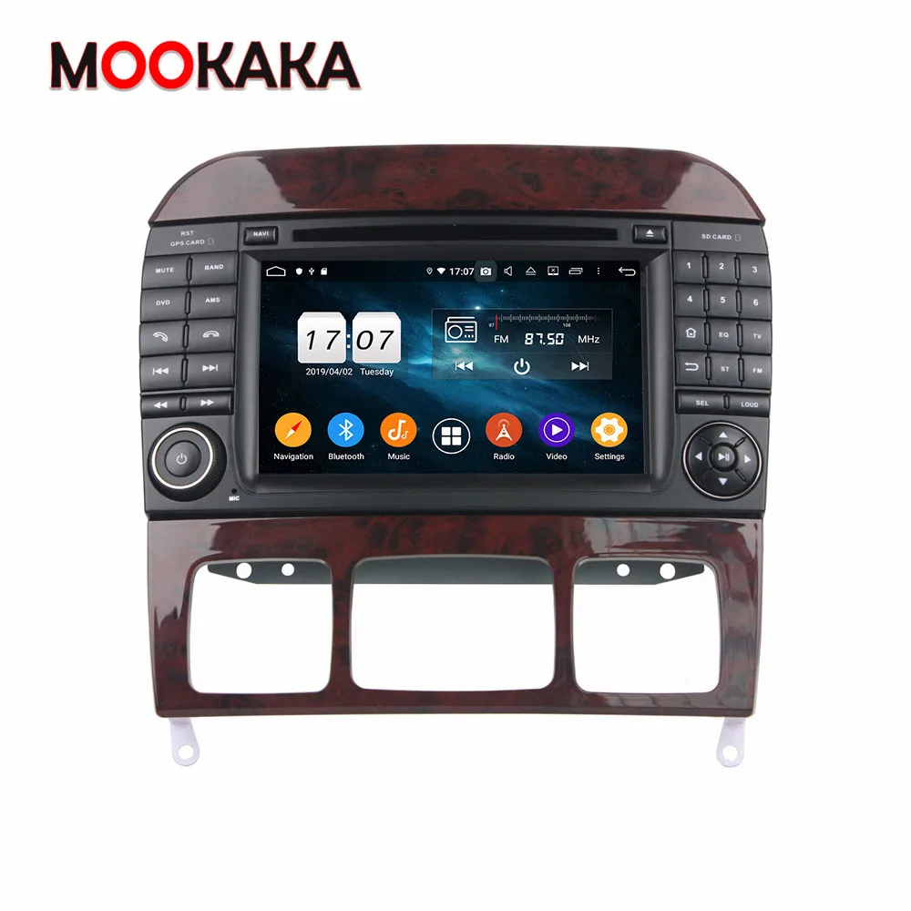 Android 10 For Mercedes S-Class W220 S280 S320 GPS Multimedia Player Head Unit Audio Car Radio Navigtion Tape Recorder Stereo