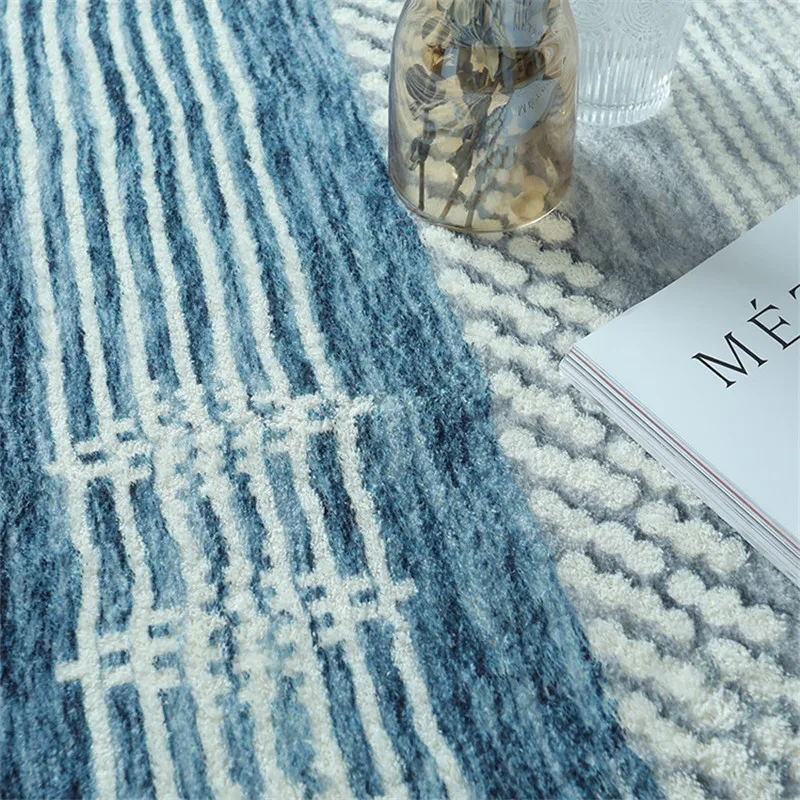 السجاد غرفة المعيشة أريكة كبيرة الطابق tapetes دي سالا غرفة نوم السجاد الديكور سوبر لينة عدم الانزلاق دراسة البساط رقيق الحديثة حجم كبير #5