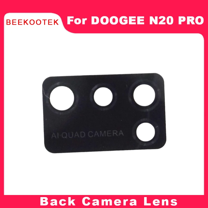 BEEKOOTEK New Original DOOGEE N20 Pro Back Camera Glass Lens Original Rear Camera Glass Lens Replacement For DOOGEE N20PRO Phone