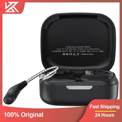 KZ AZ09 Bluetooth 5.2 Wireless Upgrade Cable  HIFI Wireless Ear Hook With Charging Case For KZ TRN CCA Earphones Headset ZAX ZSX