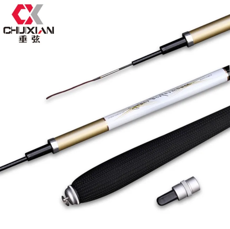 

2.7m-5.4m telescopic Taiwan fishing rod fishing gear supplies high carbon superhard ultra light pole hand rod tone carp rod