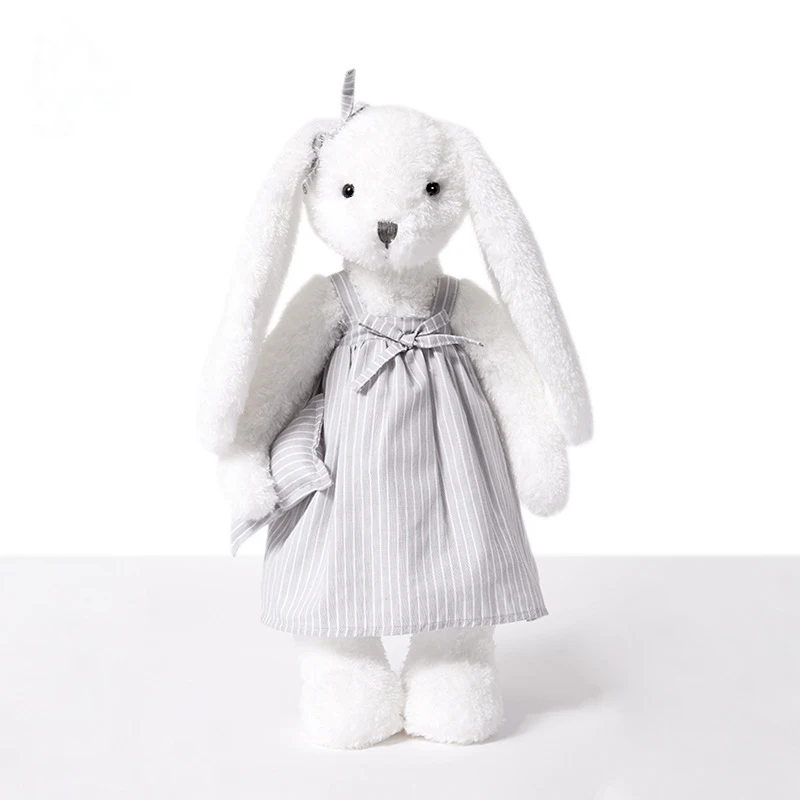 Leuke Bunny Speelgoed Met Kussen 40Cm Teddybeer Pop Zachte Baby Sussen Speelgoed Kids Baby Geschenken Lange Oor Konijn knuffeldier Speelgoed