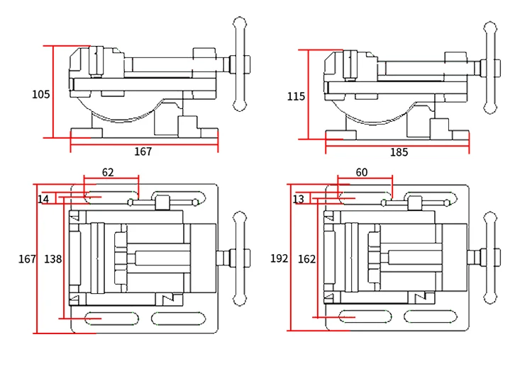 Alicate de nariz chato, guia de inclinação, 0-90 graus, prensa de bancada, vise, 3 polegadas, 4 polegadas, luminária de bancada