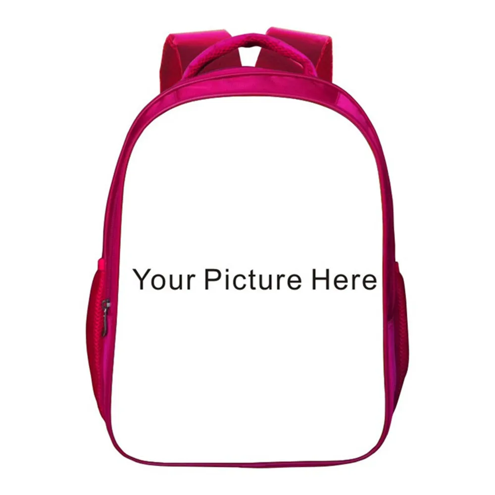 16 Inches Customize Your Logo Name School Backpack Children Double-layer backpack for Girls Boys Book Bag Cartoon Bags 20L