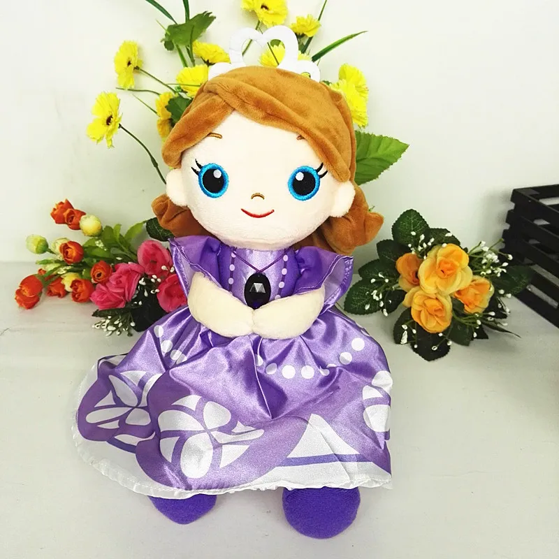 Disney Sofia Princess Plush Toy Dolls 30cm Rare Fine Birthday Gift For Child