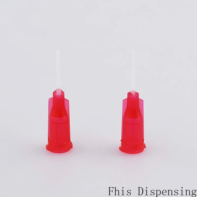 Tubo dell'ago di erogazione della colla da 25G lunghezza 12.7mm 0.5 pollici PP ago flessibile confezione da 20