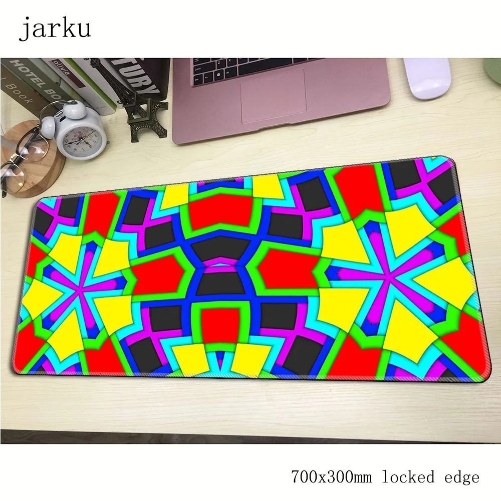 Kaleidoscope mouse pad High quality gaming mousepad anime 80x40cm office notbook desk mat HD print padmouse games pc gamer mats