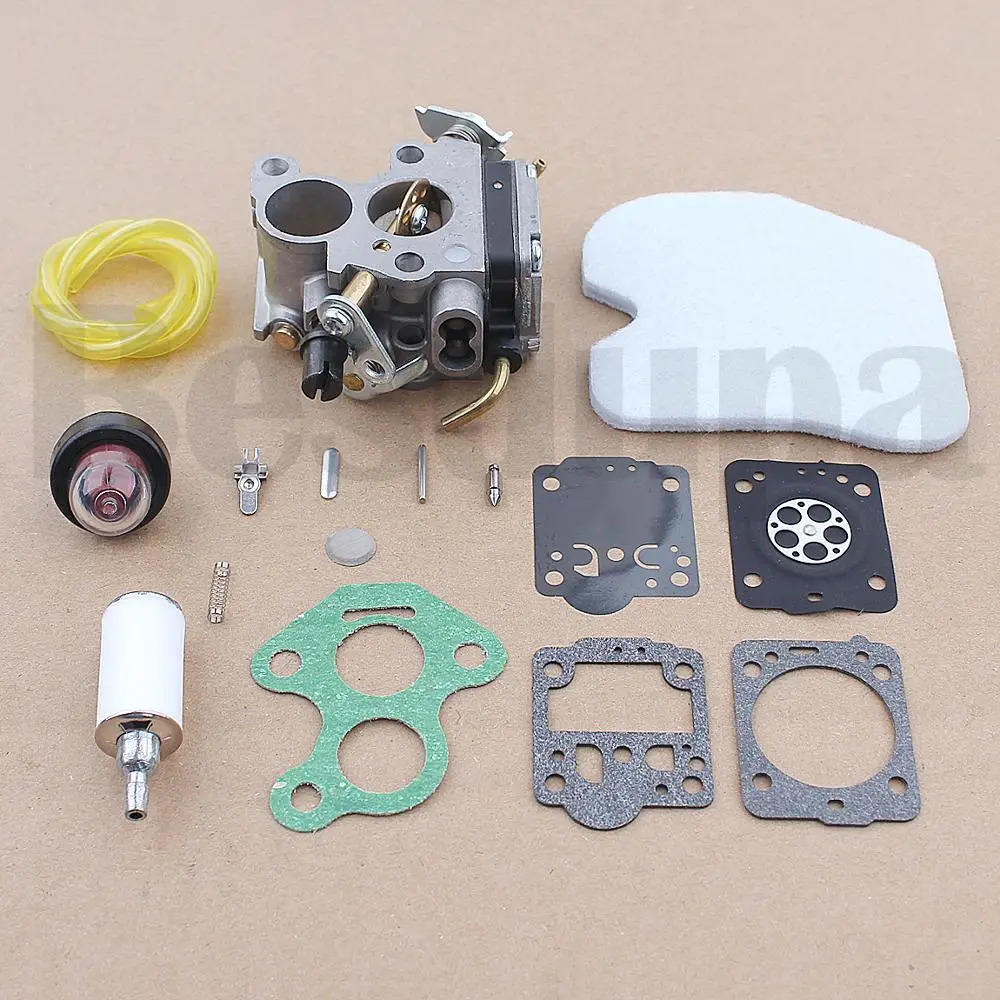 Filtro Aria carburatore Kit di Riparazione Per Husqvarna 235 235E 236 240 240E Motosega 545072601, 574719402 w Linea di Combustibile Carb Guarnizione Set