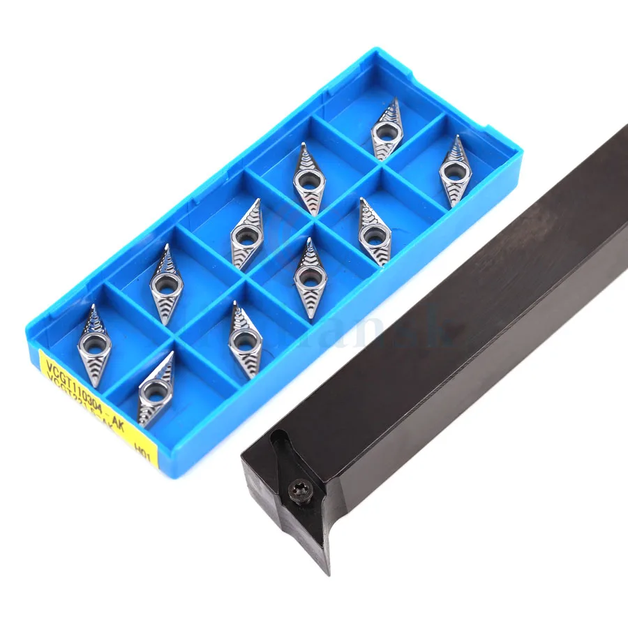 95 ° S-Vormige Externe Draaigereedschap SVUCR1616H11/2020K11 Blijvende Wearresistant Duurzaam + Vcgt Vcmt Carbide Cnc Draaibank draaien Insert