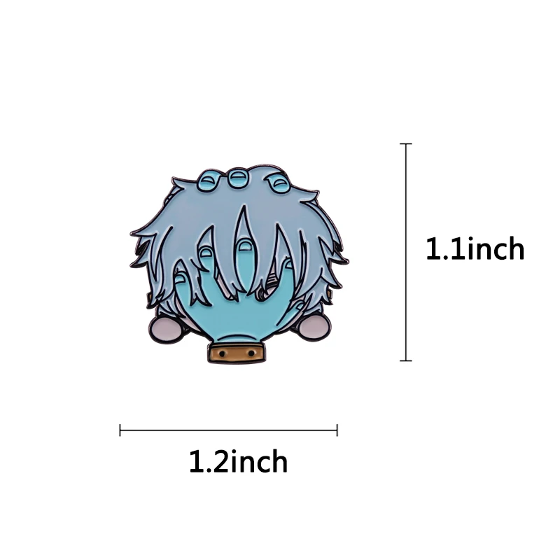 Boku No Hero Academia Shigaraki Tomura Enamel Pin MHA BNHA Anime Villains Boy Brooch Manga Fans Otaku Accessory