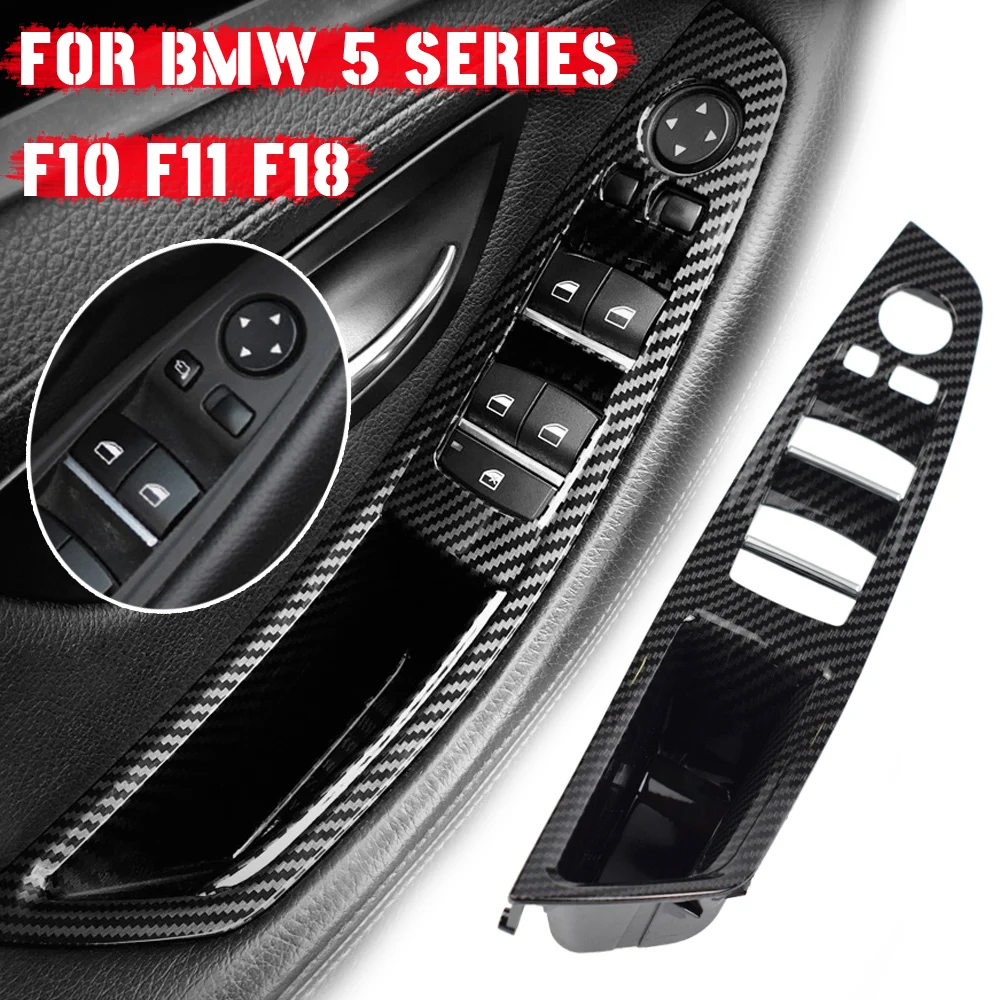 High quality Carbon fiber Car Interior Inner Door Handle Panel