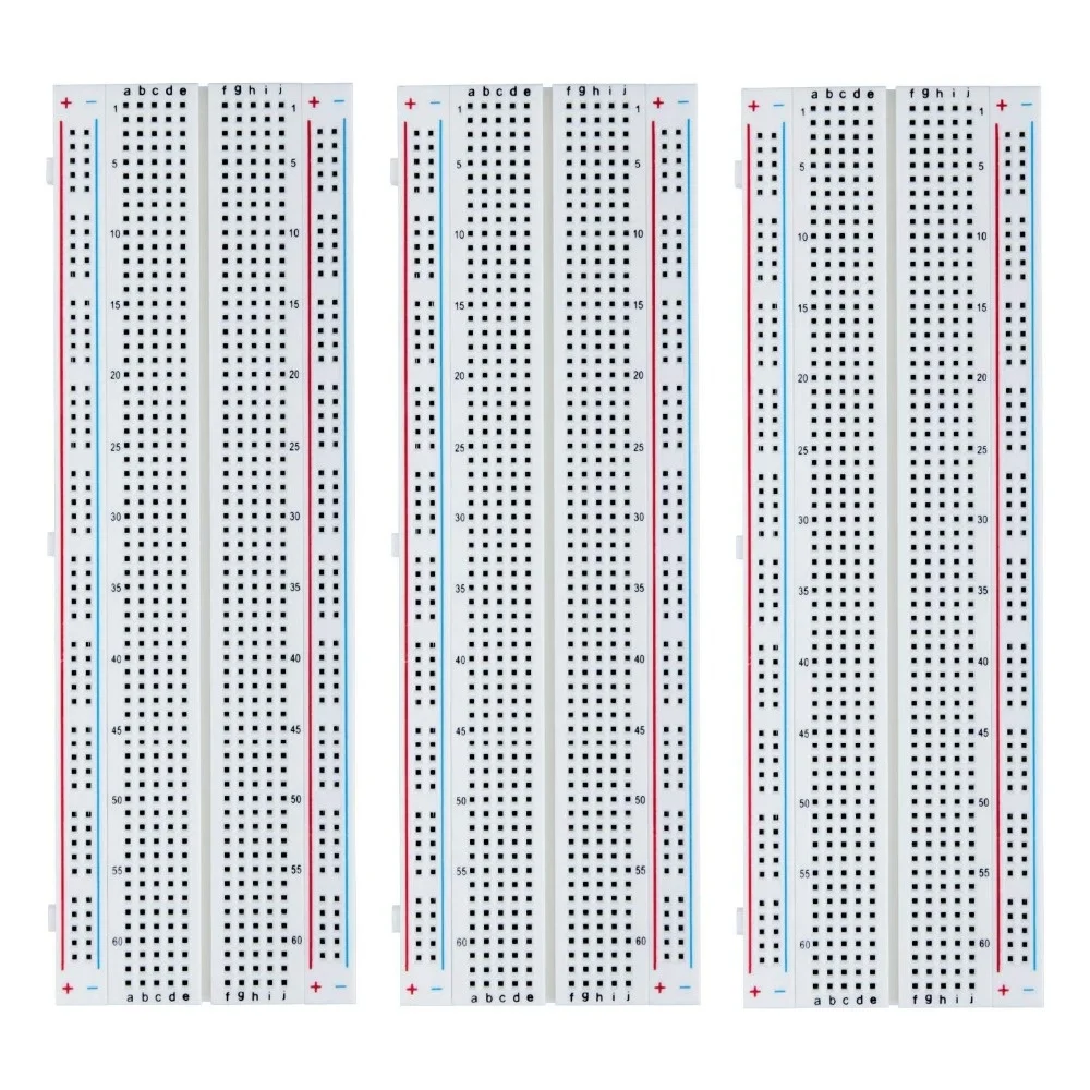 MB102 prototipo pruebas KIT DIY MB-102 II desarrollo de Test placa PCB Junta 16.5X5.5CM 830 agujeros sin soldadura