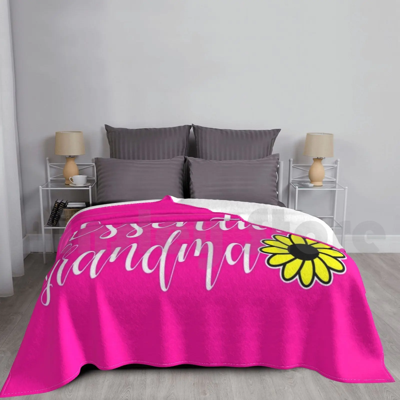 Essential Grandma Blanket Fashion Custom Essential Grandma Mothers Day Birthday Christmas Granny Grandmother