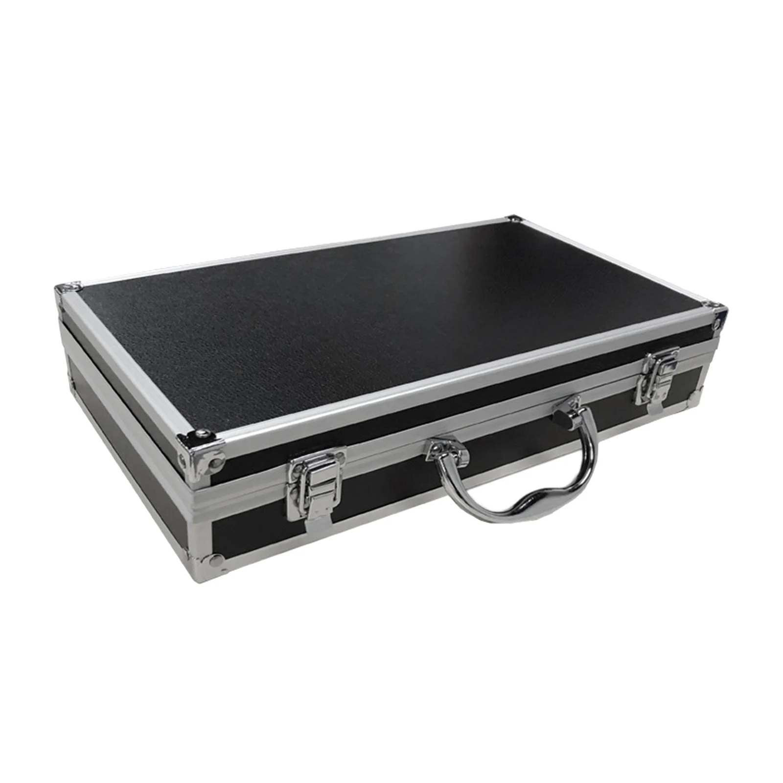 Aluminum Microphone Carrying Case Storage Mic Toolbox Mic Foam Case Suitcase Impact Resistant Compartment