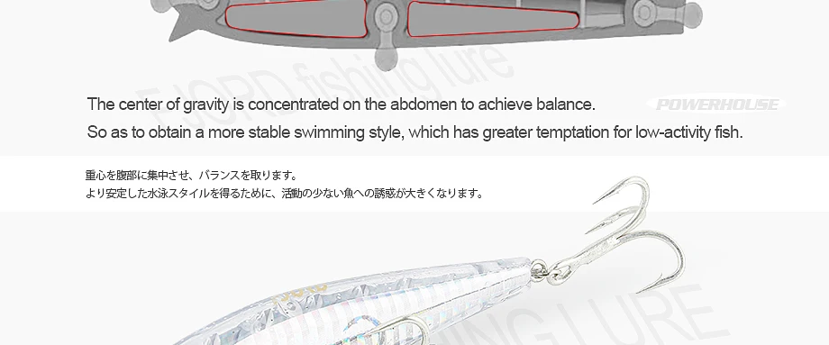 FJORD 85mm 20g Platinen Wobbler Shad Unterwasser Angeln Locken Bleistift Bass Künstliche Köder Für Tucuna Meer Gefälschte Köder salzwasser – Detail 3