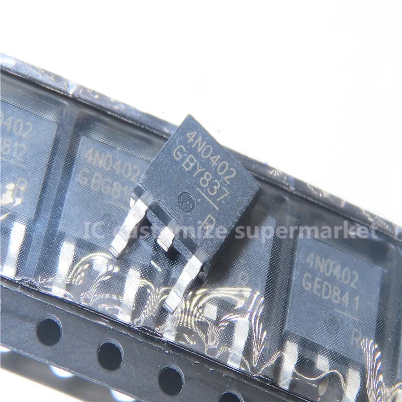 10 TEILE/LOS NWE IPD100N04S4-02 4N0402 ZU-252 40V 100A SMD Transistor