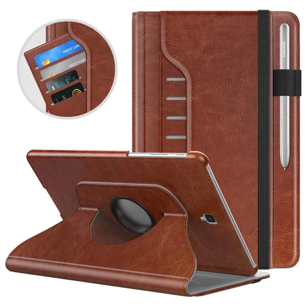 Nice Case for Samsung Galaxy Tab S4 10.5,[5 Angle Viewing] 360 Degree Rotating Stand Ultra Slim PU Leather Cover for Galaxy Tab