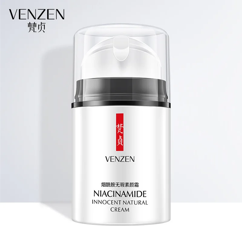 BIOAQUA VENZEN Nicotinamide immaculate 일반 연의 서리 커버 격리 피부의 밝은 색상을 수행 자연 알몸 메이크업 크림