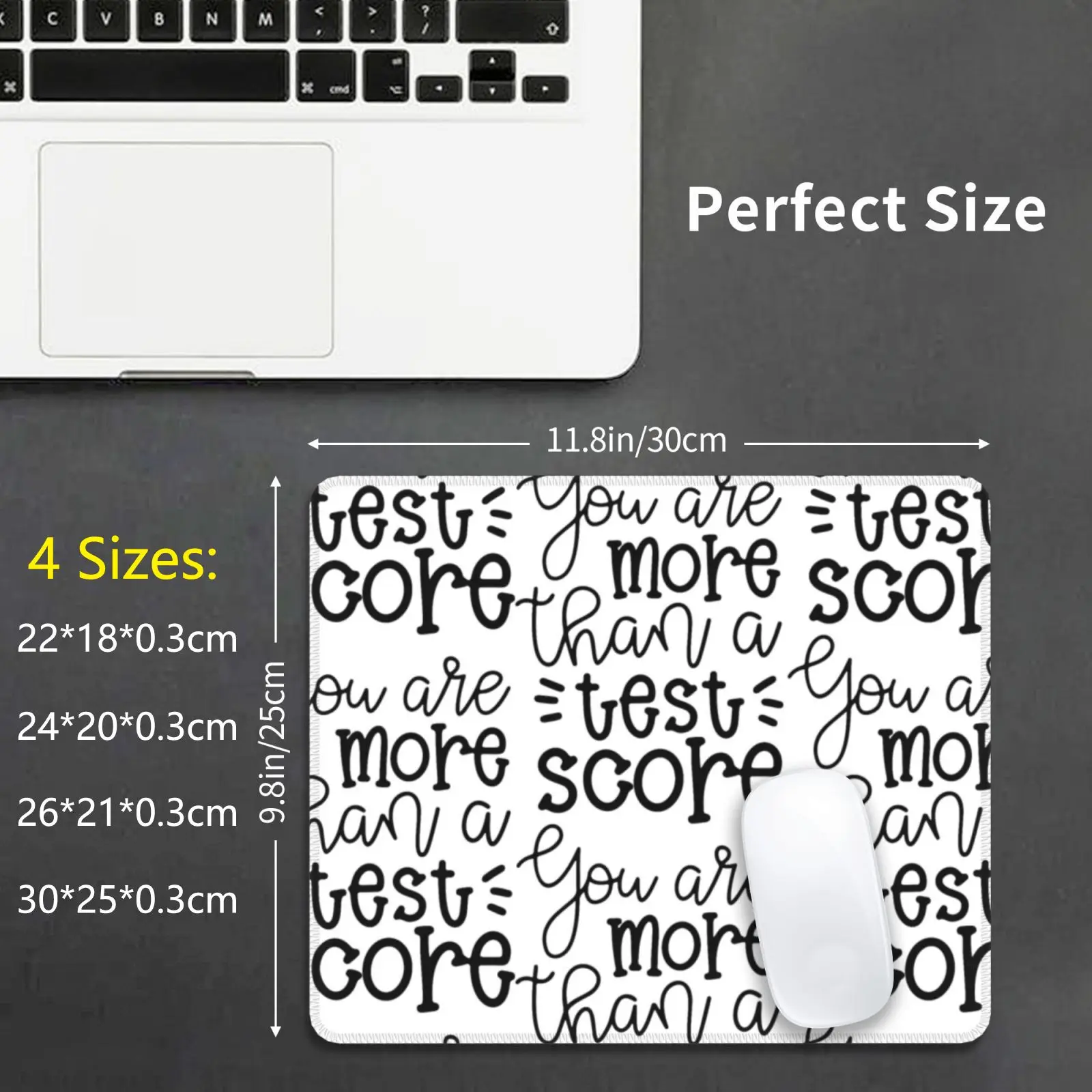 You Are More Than A Test Score Mouse Pad 3128 Teacher Teach English Teacher Meme English