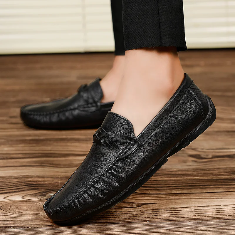 

Zapatillas Hombre Luxury Men Shoes Slip on Fashion Casual Designer Male Laofers Dressing Flats Outdoor Party Brand Shoes Man