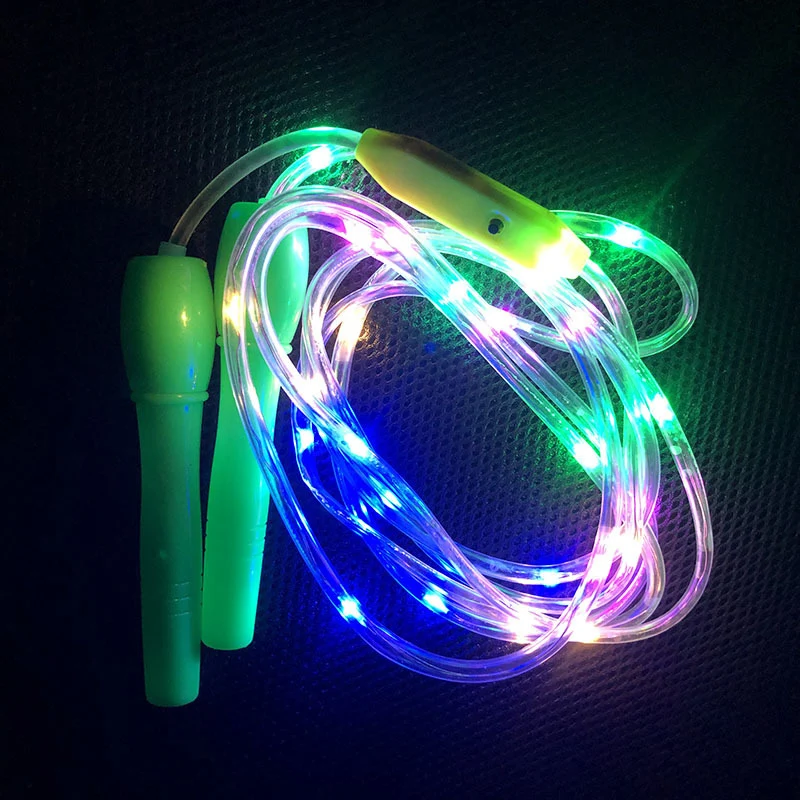 2.77M LED Luminous Kids Skipping Ropes Kids Night Exercise Fitness Training Sports Supplies Color Random