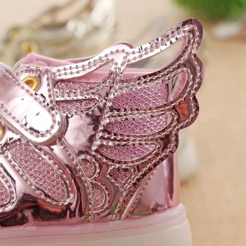Zapatillas luminosas para niños y niñas, zapatos deportivos con luces led, brillantes, informales