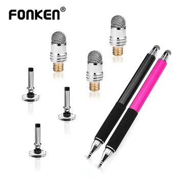 FONKEN Penna stilo Touch Head Penna tablet Ventosa conduttiva Accessori stilo di ricambio Penna per laptop Penna per schermo con testa di disegno Scrittura