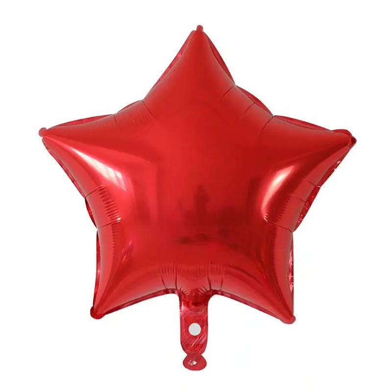 Globos de aluminio con forma de estrella para decoración de boda, suministros de cumpleaños, Baby Shower, 18 pulgadas