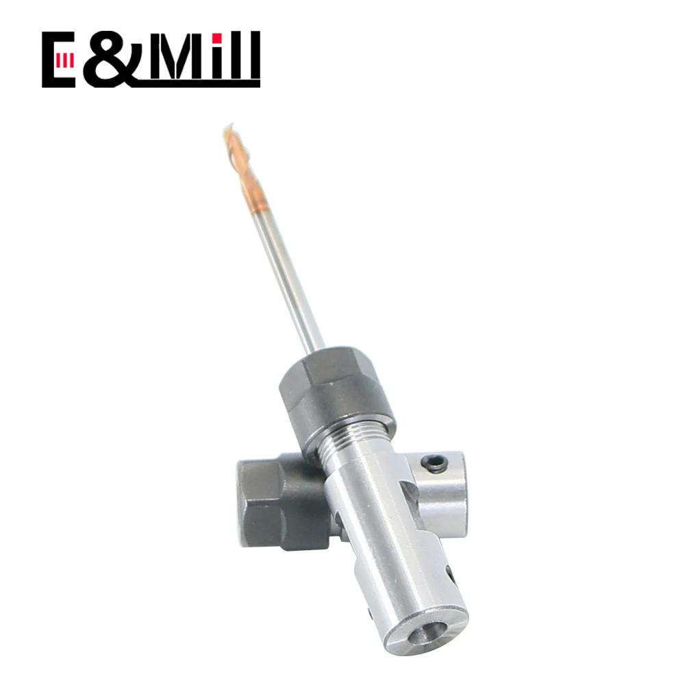 C12 ER8 DIY Motor Shaft Tool Holder ER Post Spindle 3mm 4mm 5mm For ER Tool Holder ER8 Collet Chuck Nut Wrench Engraving Machine