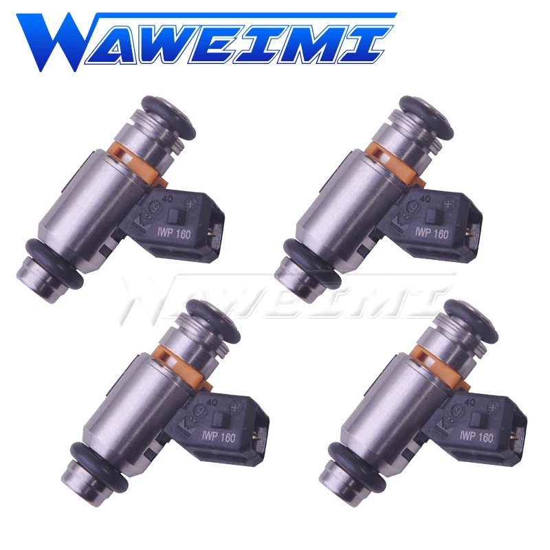 

WAWEIMI Brand New 4PCS Fuel Injector OE IWP-160 For Fiat 500 Doblo Idea Linea Punto Lancia 1.2 1.4 Fuel Injector IWP160 71724545