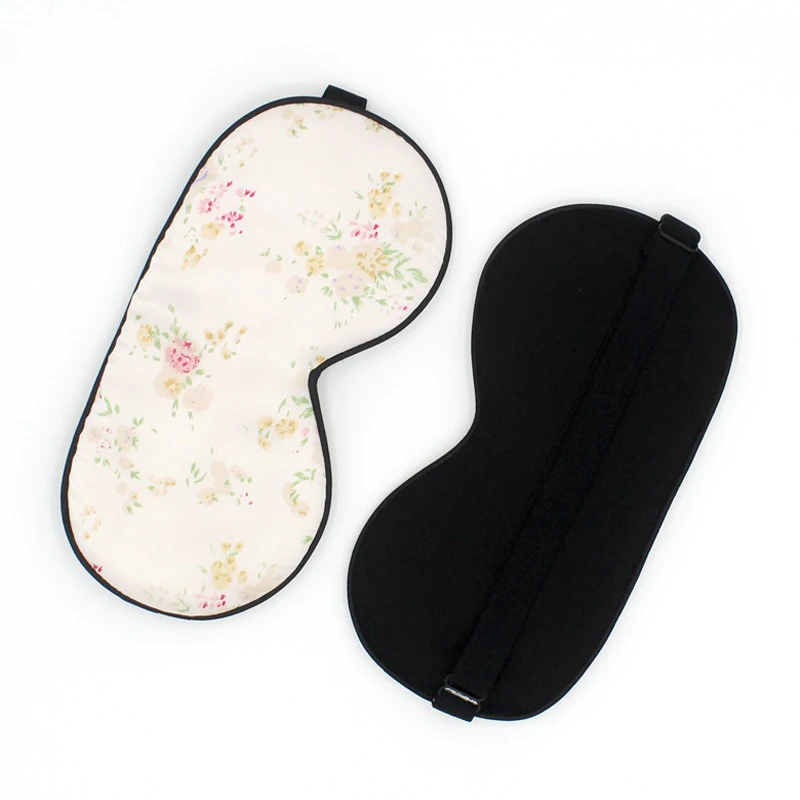 100% Silk Sleep Eye Mask Natural Fast Sleeping Eyeshade Cover Shade Patch Eye Mask Soft Portable Blindfold Travel Eyepatch Women