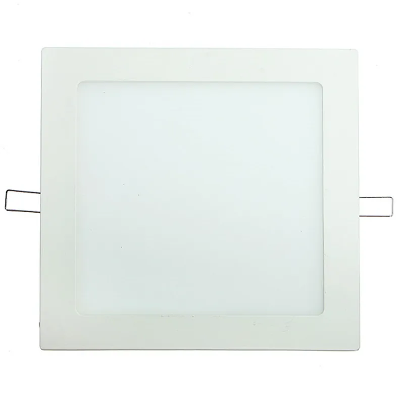 Kwadratowa lampa panelowa LED 3W 6W 9W 12W 15W 25W wpuszczone W sufit Panel świetlny Ultra cienki 110V 220V oświetlenie wewnętrzne do wystroju domu