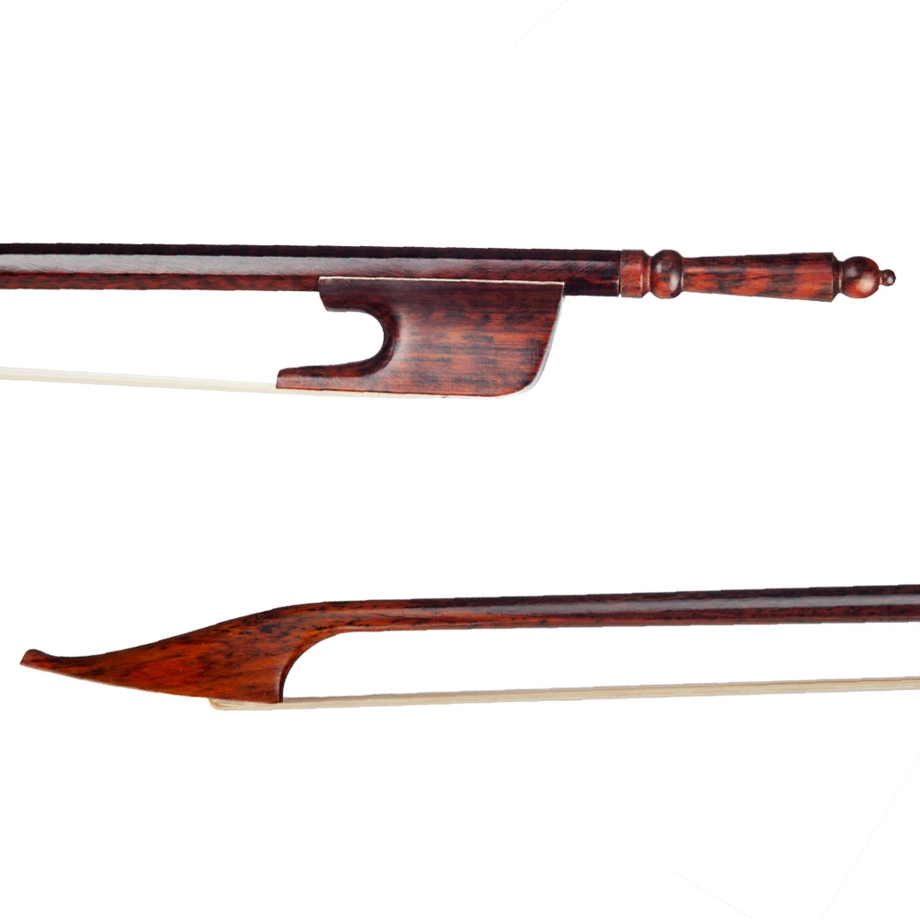 Naomi Vintage Barokke Stijl Boog Brazilwood/ Snakewood/ Carbon Fiber Boog Wit/Zwart Paardenhaar Snelle Respons 4/4 Viool gebruik