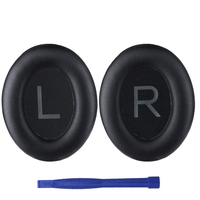 Replacement Protein Leather Ear Pads Cover Muffs Cushions Kit Earpads Repair Parts For Mpow H12 H10 H5 Wireless Headphones