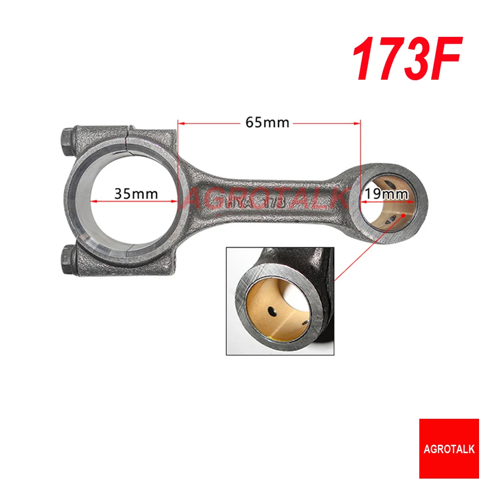 Connecting rod assembly for engine 170F / 173F / 178F / 186F / 188F / 192F , part number: