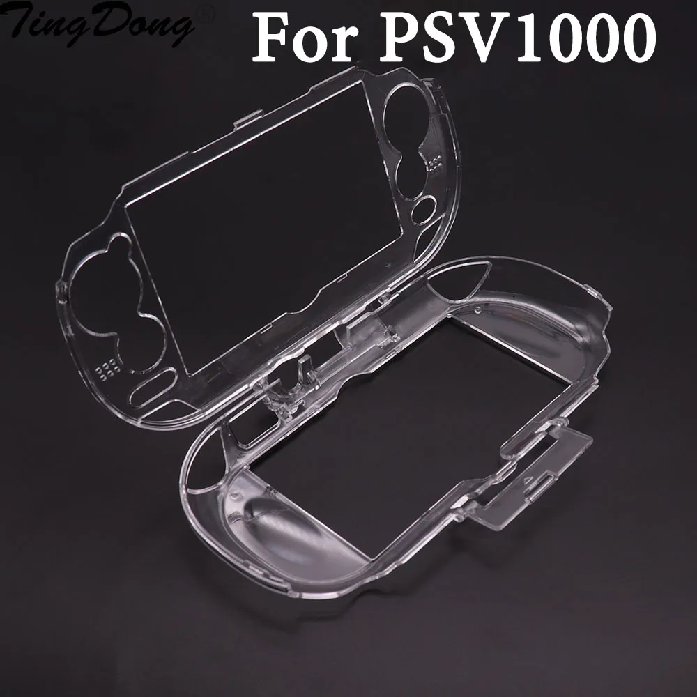 TingDong Crystal Hard Case Cover For Sony PSV 1000 Protective Skin For PS Vita PSVita 1000 Gamepad