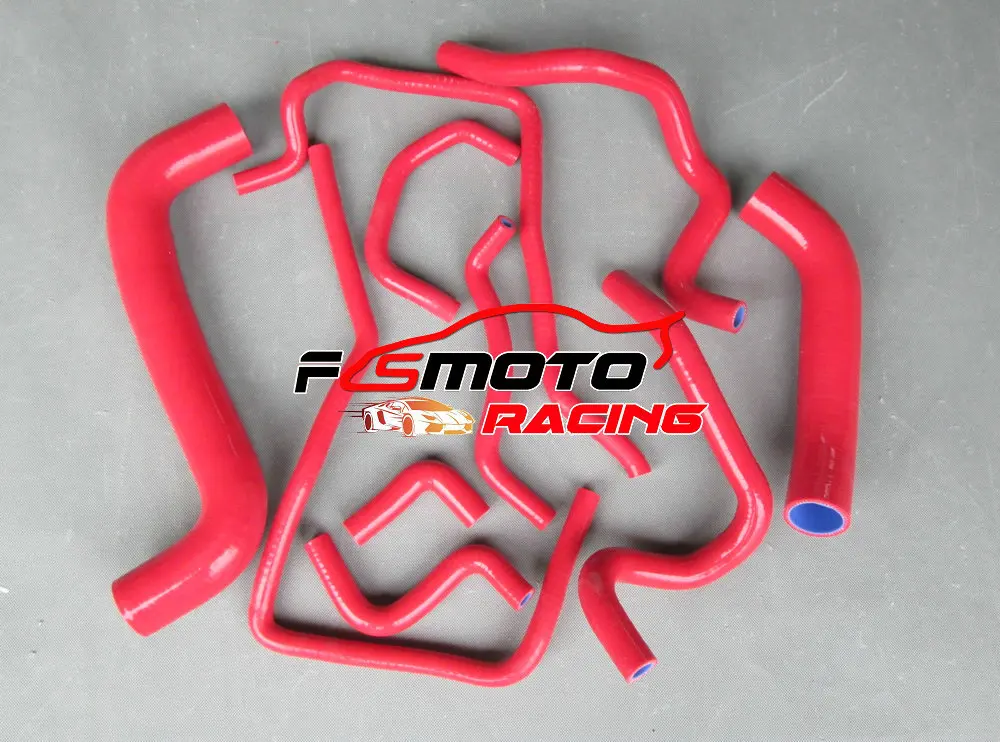 10 PCS FIT For Subaru Impreza MK10 WRX/STI GR GRB/GH EJ25 2008 2009 2010 2011 Silicone Radiator Coolant Hose