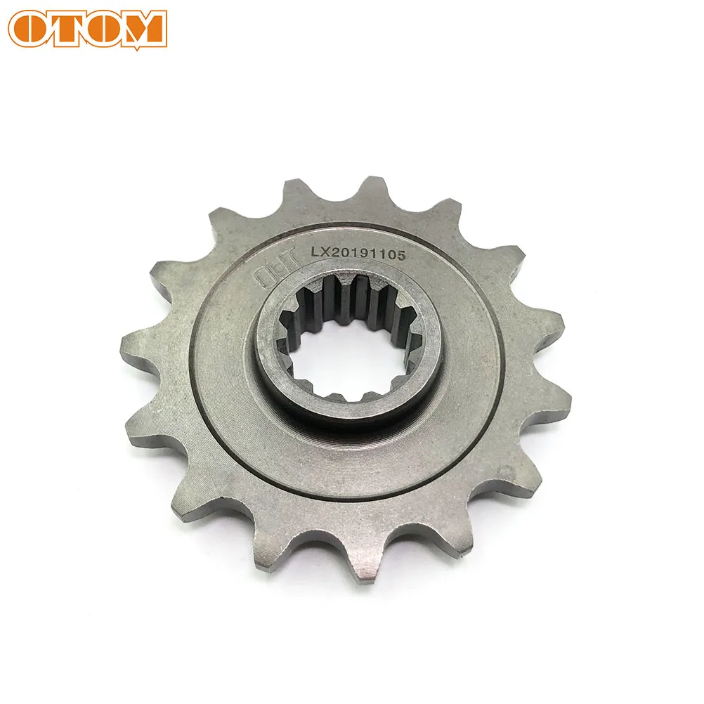 OTOM 520-15T Front Sprocket For Loncin LX500 Hengjian Excelle 500 Chinese Motorcycle Modified Engine Chain Plate Gear Fly Wheel