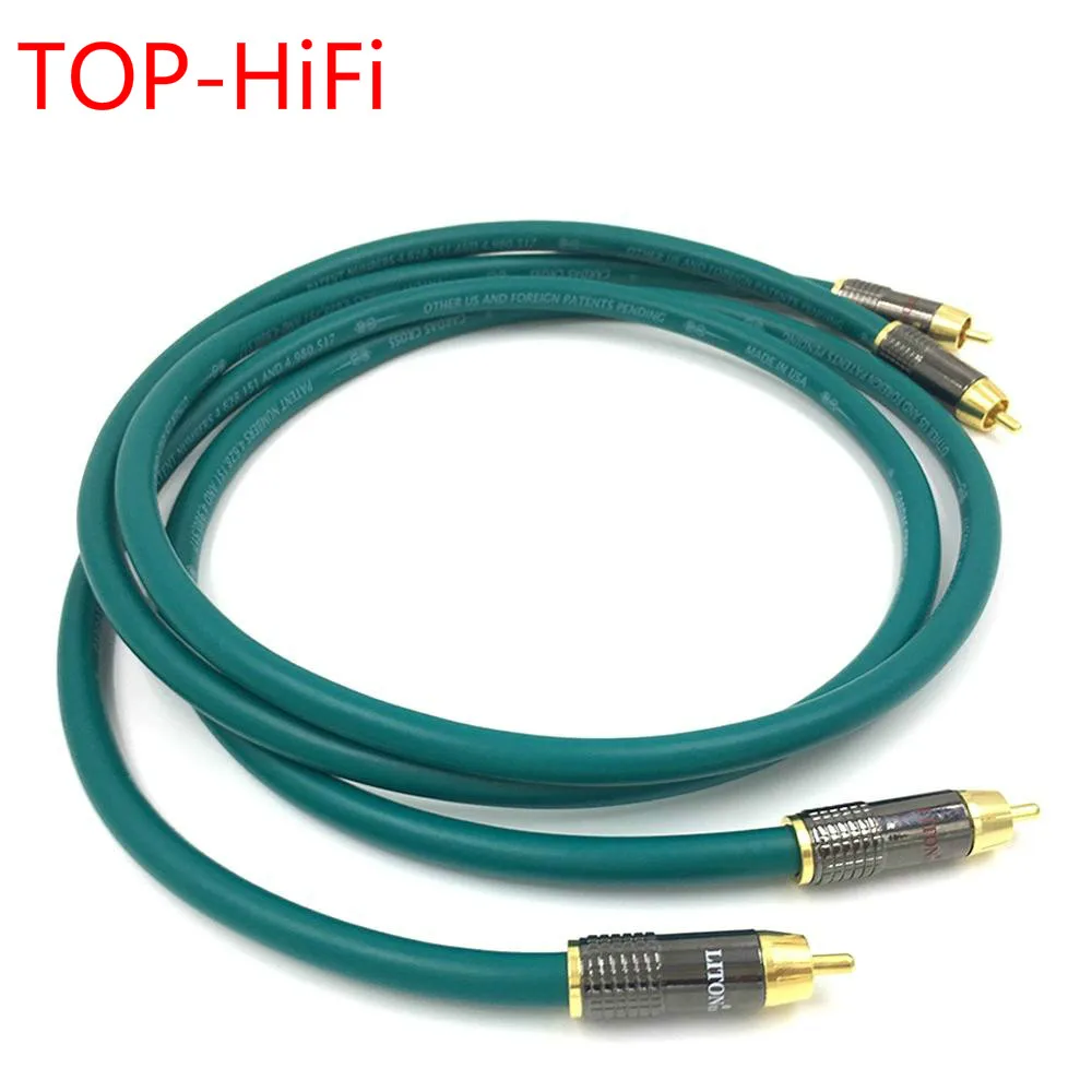 

TOP-HiFi Pair Type-2 Gold Plated RCA Audio Cable Double RCA Audio Signal Cable Rca High-end Corld for CARDAS CROSS