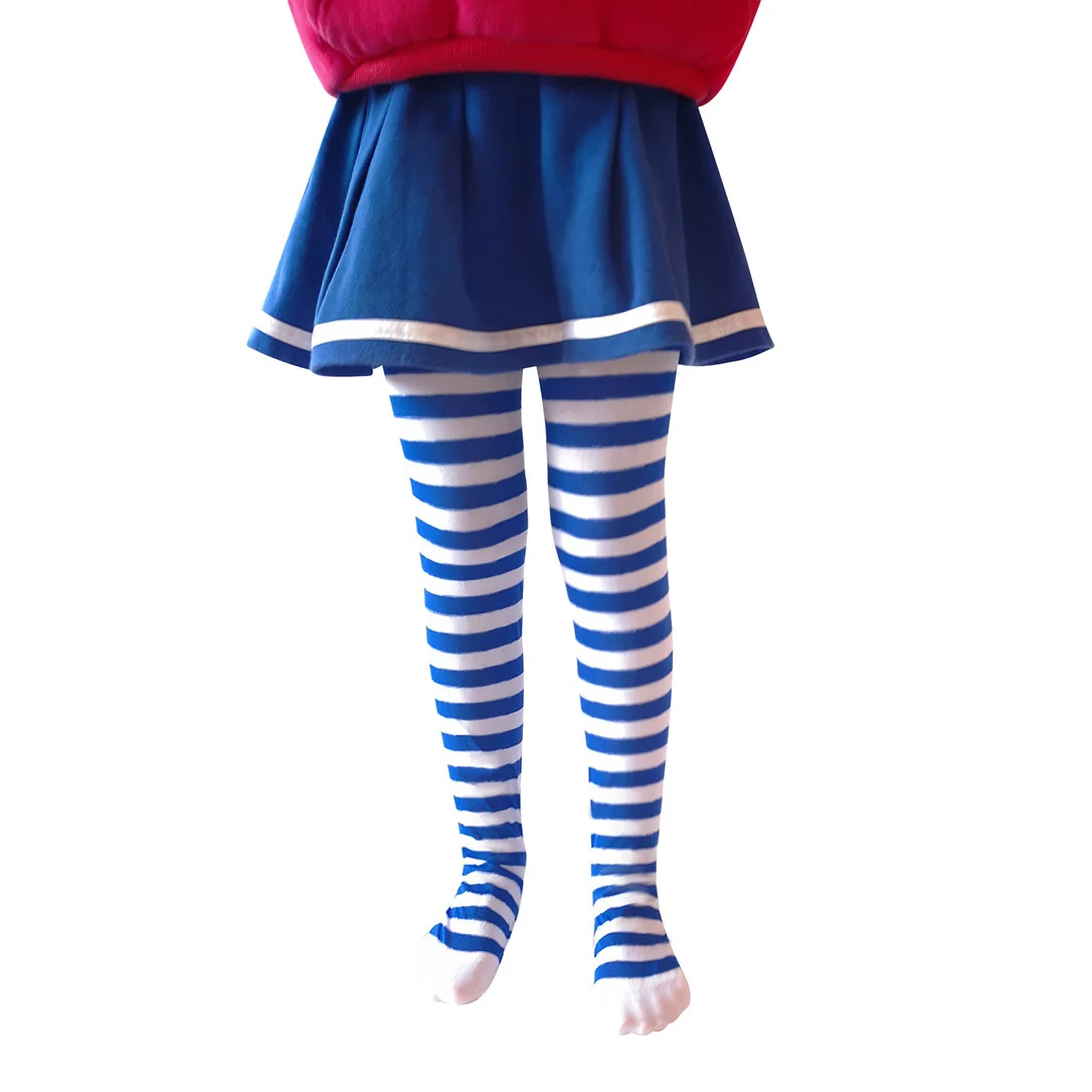 Halloween-Mädchen Gestreifte Strumpfhose Festtagsparty-Kostüm-Requisiten Strumpfhose Kinder-Strumpfhosen Dünne Strümpfe Mädchen-Accessoires – Detail 2