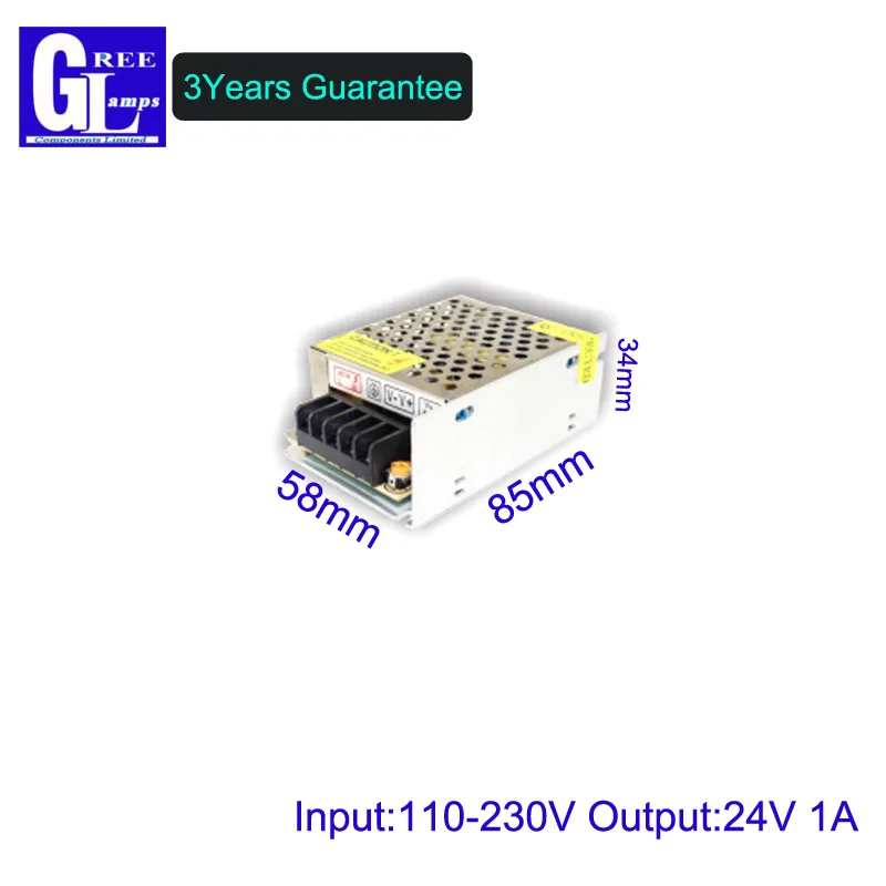 

Switching Power Supply Light Transformer AC 110V 220V To DC 24V Power Supply Source Adapter For Led Strip CCTV