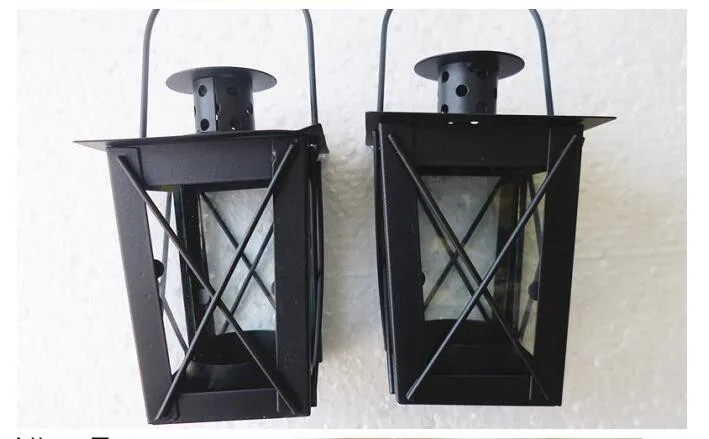 2pcs/lot,Black basic models small lanterns,hanging ornaments,decorated flowerpot garden decoration,xmas gift,christmas