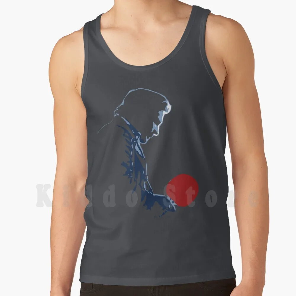 Camisetas sin mangas Johnny Cash Red Paddle, chaleco 100% algodón Johnny Cash Ping Pong Table Tennis