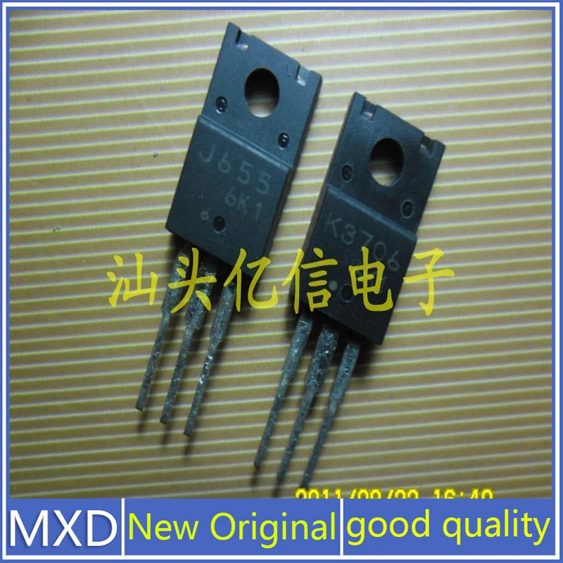 チューブ用フィールドエフェクト,高品質,3元,k3706,j655,2sk3706,2sj655,3元,新品,ロットあたり10個