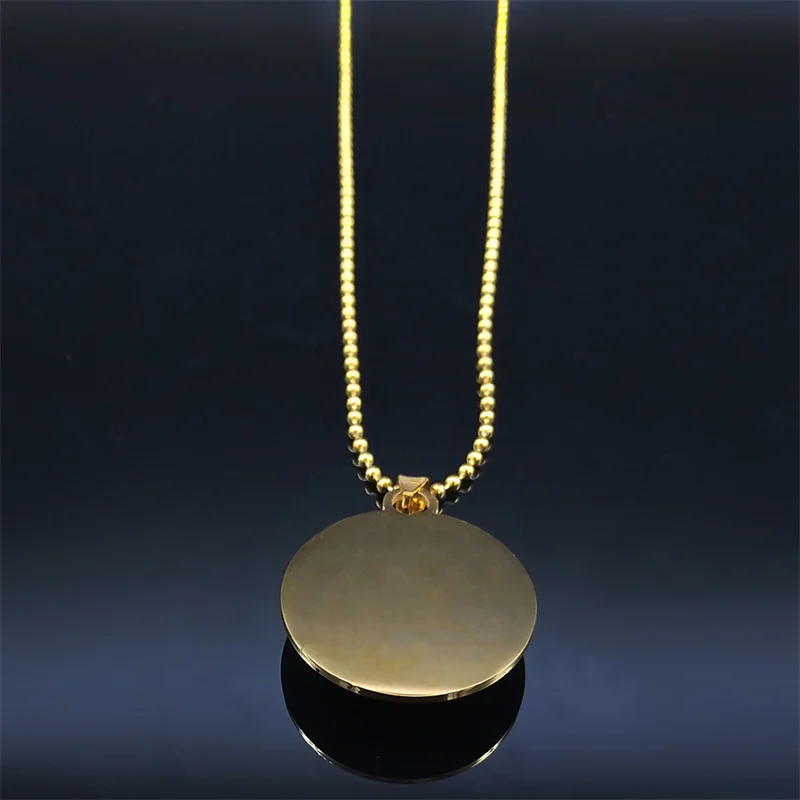 Bohemia Red Natural Stone Stainless Steel Oval Necklace Chain Women Gold Color Flower Necklace Jewelry cadenas mujer N3606S04
