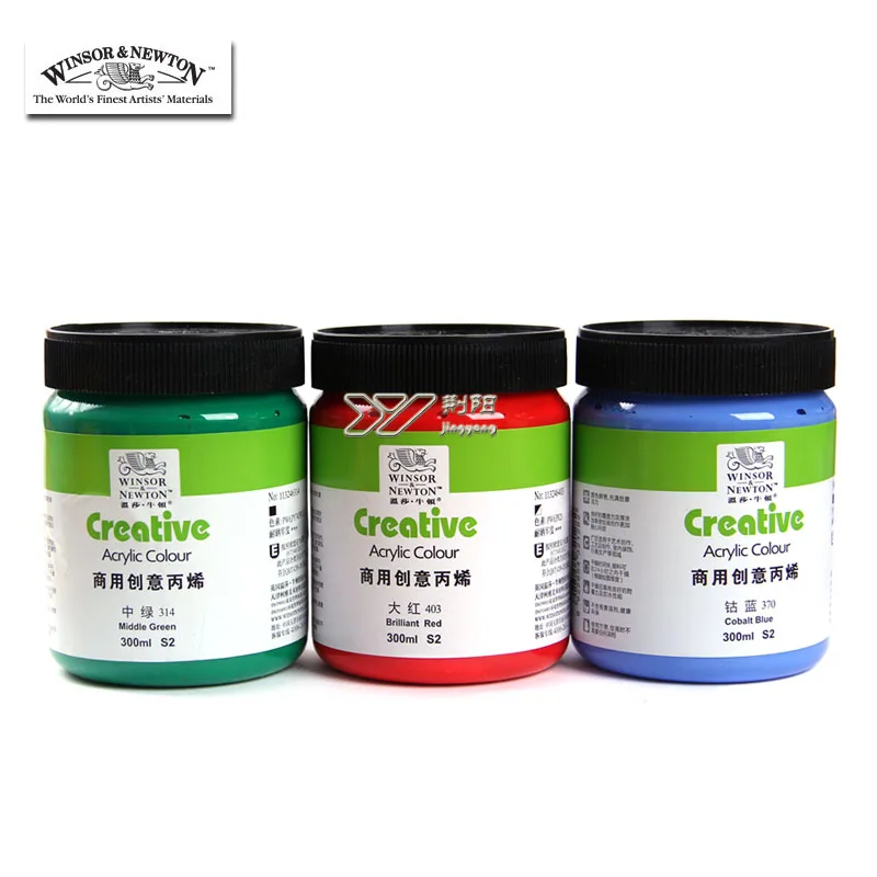 Windsor Newton 300ml/one color commercial creative acrylic pigment painted wall painted pigment