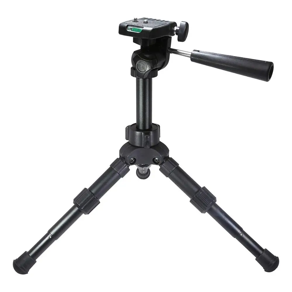 Heavy Duty Table Top Tripod with 3-Way Pan Head camera