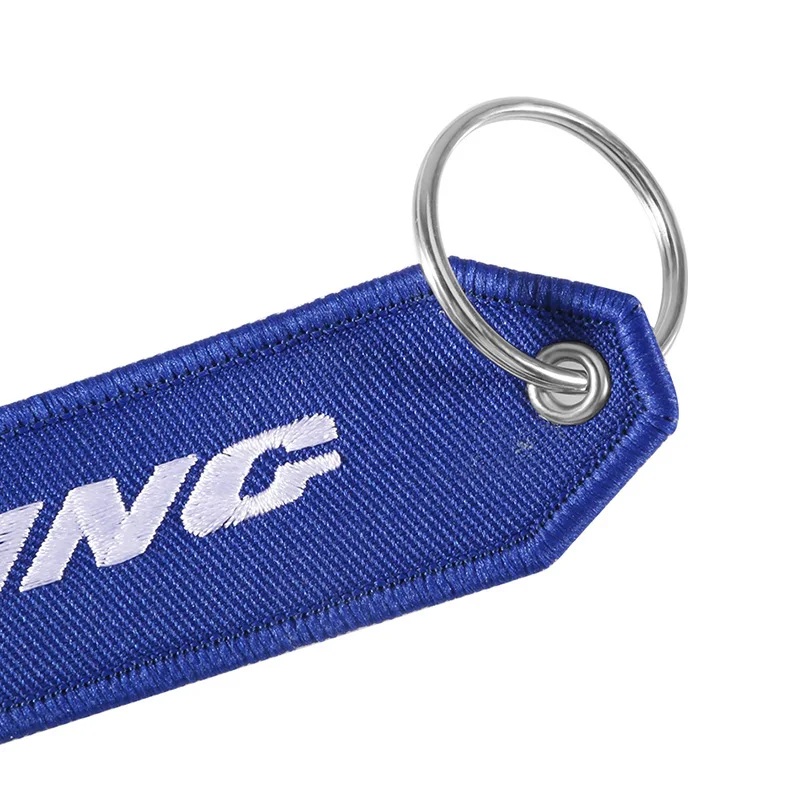 Remove Before Flight Boeing Keychain Embroidery Special Tag Label Aviation Key Chains for Gift OEM Key Ring Fashion Jewelry