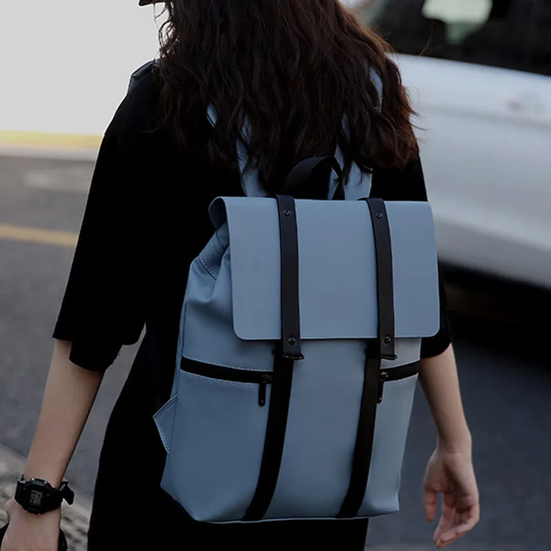 Vintage Women Leather Designer Backpack Large Capacity Travel Backpacks Multifunction Shoulder Bags School Bags for Girls