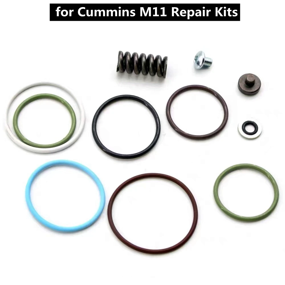 for Cummins M11 EUI Diesel Common Rail Injector Repair Kits Fuel Injector Sealing Rubber Ring Spare Part